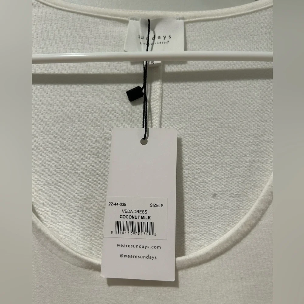 Sundays Coconut Milk Puff Sleeve Veda Mini Dress - Picture 3 of 8